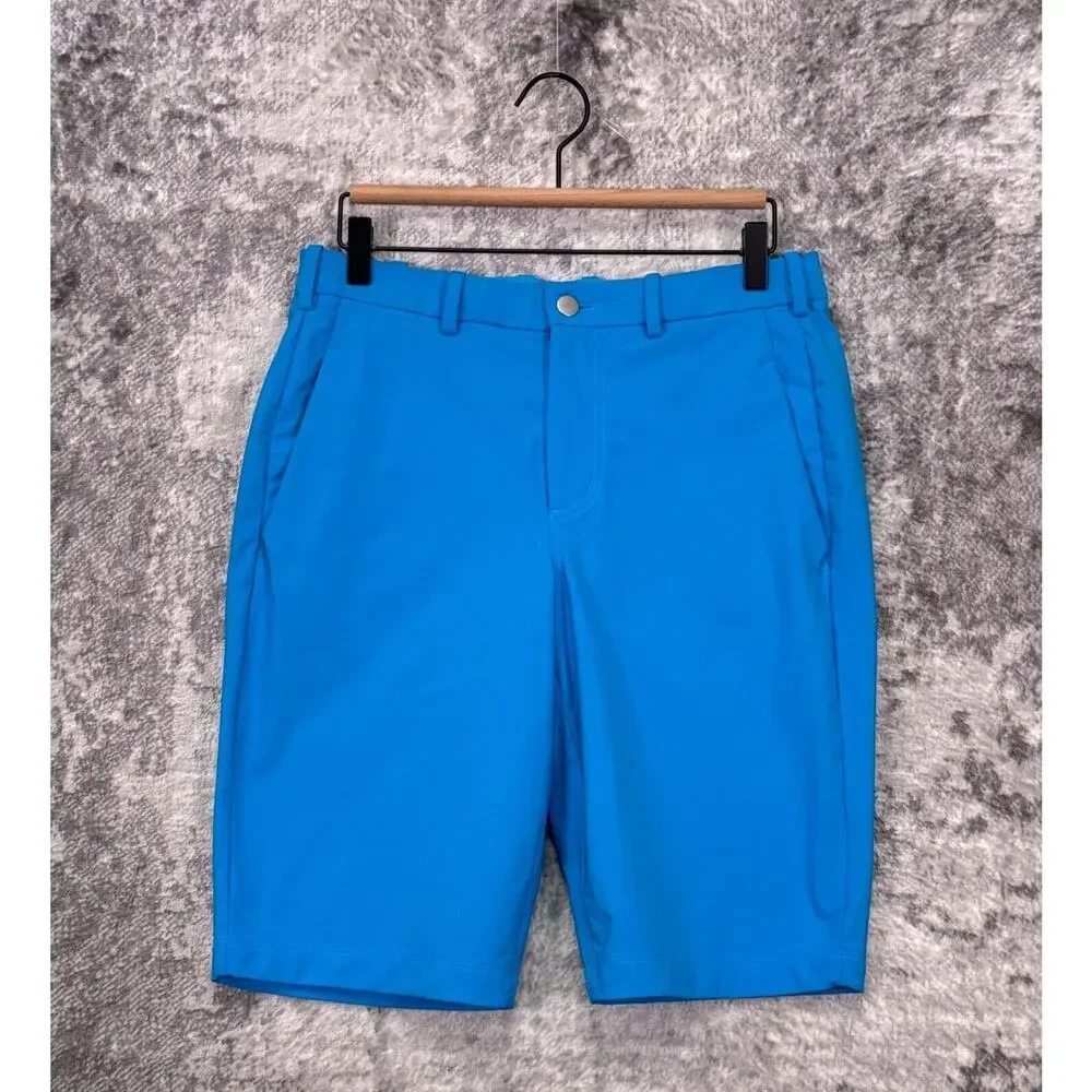 Lululemon Shorts 32 Mens Blue Athletic Golf 11" Inseam
